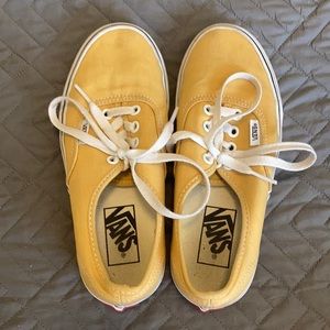 Yellow Authentic Vans